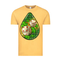 Vintage Mustard st.patrick's teardrop earrings Vintage Tee - FaDigitalArtStudio
