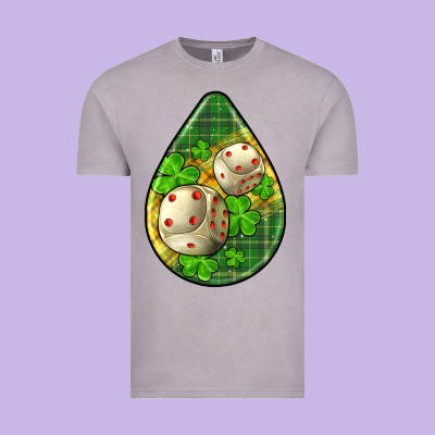 St.patrick's Teardrop Earrings Vintage Tee Designed By Fadigitalartstudio