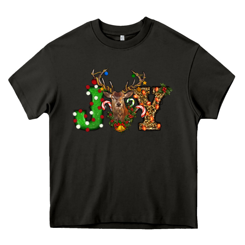 Christmas Joy Reindeer Heavy Core Tee by RanaPortraitStore | Teevron