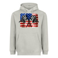 Moon Dust American Racing Flag Heavyweight Hoodie - JahusDesignShop