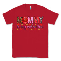 Red Mommy is my valentine mother's day Classic Tee - HowdyJamesFarm