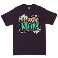 Plum blessed mom Premium Tee - OliviaCreatesArt