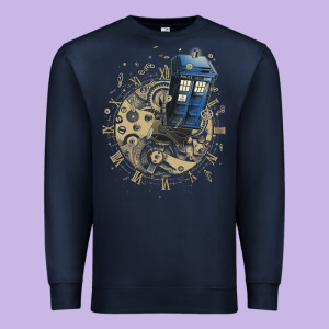 Watch The Time Premium Sweatshirt Designed By Artisfamous