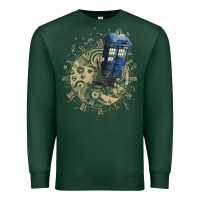 Sports Green watch the time Premium Sweatshirt - artisFamous