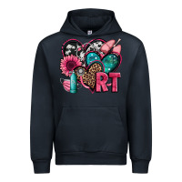 Navy rt respiratory therapist hearts Urban Hoodie - Jasminsmagicworld