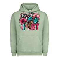 Pigment Oil Green rt respiratory therapist hearts Urban Hoodie - Jasminsmagicworld