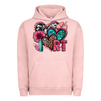 Pigment Salmon rt respiratory therapist hearts Urban Hoodie - Jasminsmagicworld