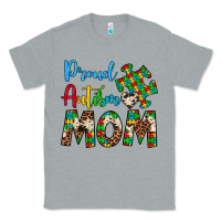 Heather Grey proud autism mom Classic Tee - Artiststas