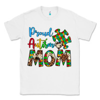 White proud autism mom Classic Tee - Artiststas