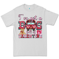 Dove Grey i've got a bus full of valentine Premium Tee - OliviaCreatesArt