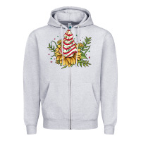 Heather Grey little debbie tree cakes sunflower Zipper Hoodie - JahusDesignShop