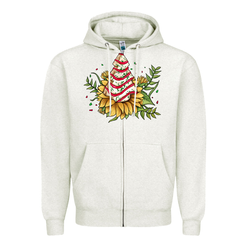 Little Debbie Tree Cakes Sunflower Zipper Hoodie by JahusDesignShop | Teevron