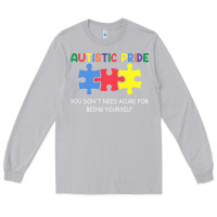 Moon Dust Autistic Pride Autism Awareness Long Sleeve Tee - CowhideDigitalArt