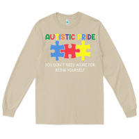 Mushroom Autistic Pride Autism Awareness Long Sleeve Tee - CowhideDigitalArt