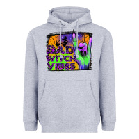 Heather Grey bad witch vibes Heavyweight Hoodie - JahusDesignShop