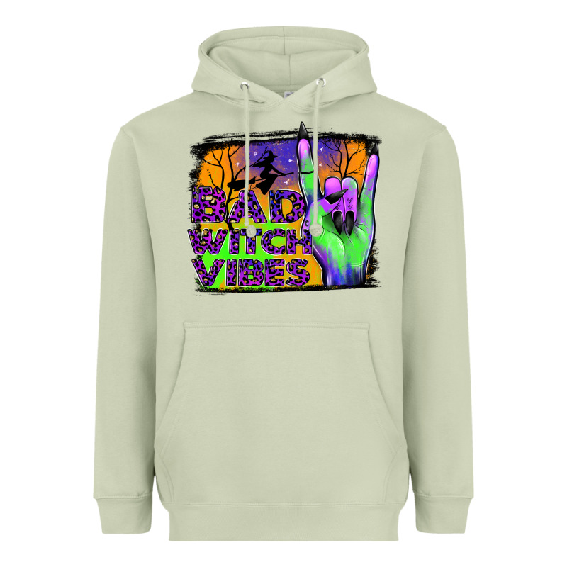Bad Witch Vibes Heavyweight Hoodie by JahusDesignShop | Teevron