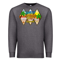 Charcoal Heather sunrise sunburn sunset repeat Premium Sweatshirt - JahusDesignShop