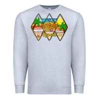 Heather Grey sunrise sunburn sunset repeat Premium Sweatshirt - JahusDesignShop