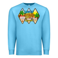Ocean Blue sunrise sunburn sunset repeat Premium Sweatshirt - JahusDesignShop