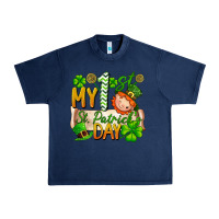 Navy my 1'st st patrick's day Urban Heavy Tee - FaDigitalArtStudio
