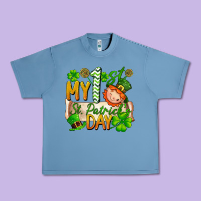 My 1'st St Patrick's Day Urban Heavy Tee Designed By Fadigitalartstudio