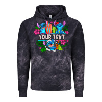 Cloud Black Your Text Stich Vintage Hoodie - CowhideDigitalArt