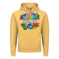Vintage Mustard Your Text Stich Vintage Hoodie - CowhideDigitalArt