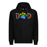 Black dad lgbt Premium Hoodie - CowhideDigitalArt