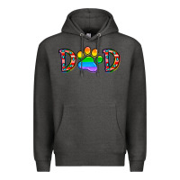 Charcoal Heather dad lgbt Premium Hoodie - CowhideDigitalArt