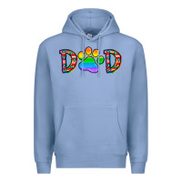 Colony Blue dad lgbt Premium Hoodie - CowhideDigitalArt