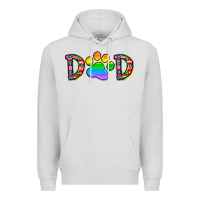 Dove Grey dad lgbt Premium Hoodie - CowhideDigitalArt