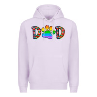 Lilac dad lgbt Premium Hoodie - CowhideDigitalArt