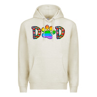 Oatmeal Heather dad lgbt Premium Hoodie - CowhideDigitalArt