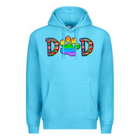 Ocean Blue dad lgbt Premium Hoodie - CowhideDigitalArt