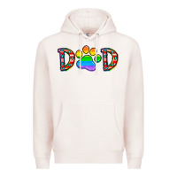 Pale Pink dad lgbt Premium Hoodie - CowhideDigitalArt