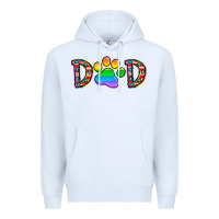 White dad lgbt Premium Hoodie - CowhideDigitalArt