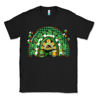 Black St. Patrick's rainbow Classic Tee - CowGirlArtShop