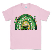 Bubblegum Pink St. Patrick's rainbow Classic Tee - CowGirlArtShop