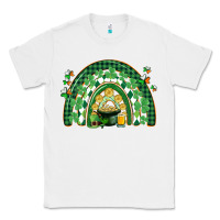 White St. Patrick's rainbow Classic Tee - CowGirlArtShop