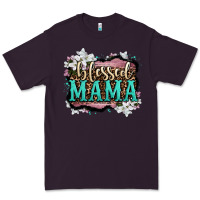 Plum blessed mama Premium Tee - OliviaCreatesArt