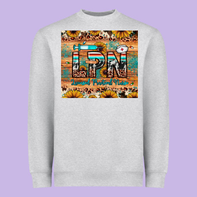 Lpn Licensed Practical Nurse Heavyweight Sweatshirt Designed By Jahusdesignshop