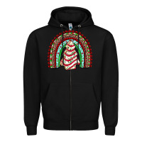 Black little debbie tree cakes rainbow Zipper Hoodie - JahusDesignShop