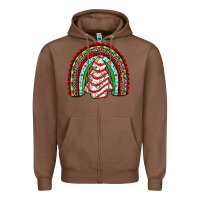 Chestnut little debbie tree cakes rainbow Zipper Hoodie - JahusDesignShop