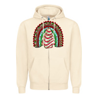 Sandshell little debbie tree cakes rainbow Zipper Hoodie - JahusDesignShop