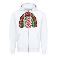 White little debbie tree cakes rainbow Zipper Hoodie - JahusDesignShop