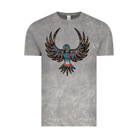 Cloud Rock aztec leopard thunderbird Vintage Tee - RanaPortraitStore