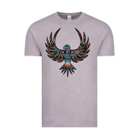 Vintage Zinc aztec leopard thunderbird Vintage Tee - RanaPortraitStore