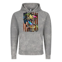 Cloud Rock American Flag With Bass Fish Vintage Hoodie - LillyAllenDesigns