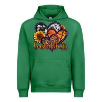 Emerald basketball hearts Urban Hoodie - Jasminsmagicworld