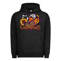 Pigment Black basketball hearts Urban Hoodie - Jasminsmagicworld